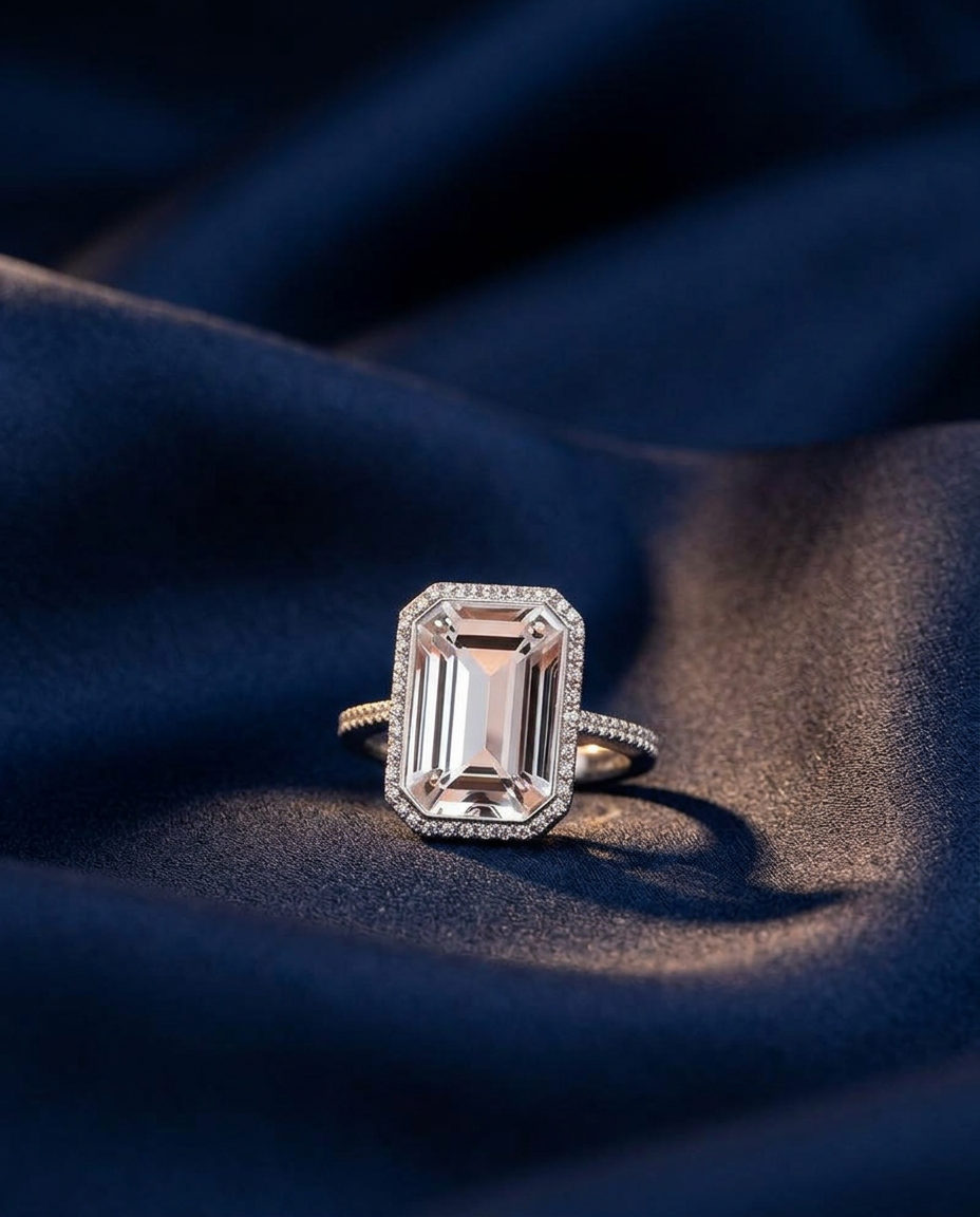 Emerald-Cut Solitaire Ring