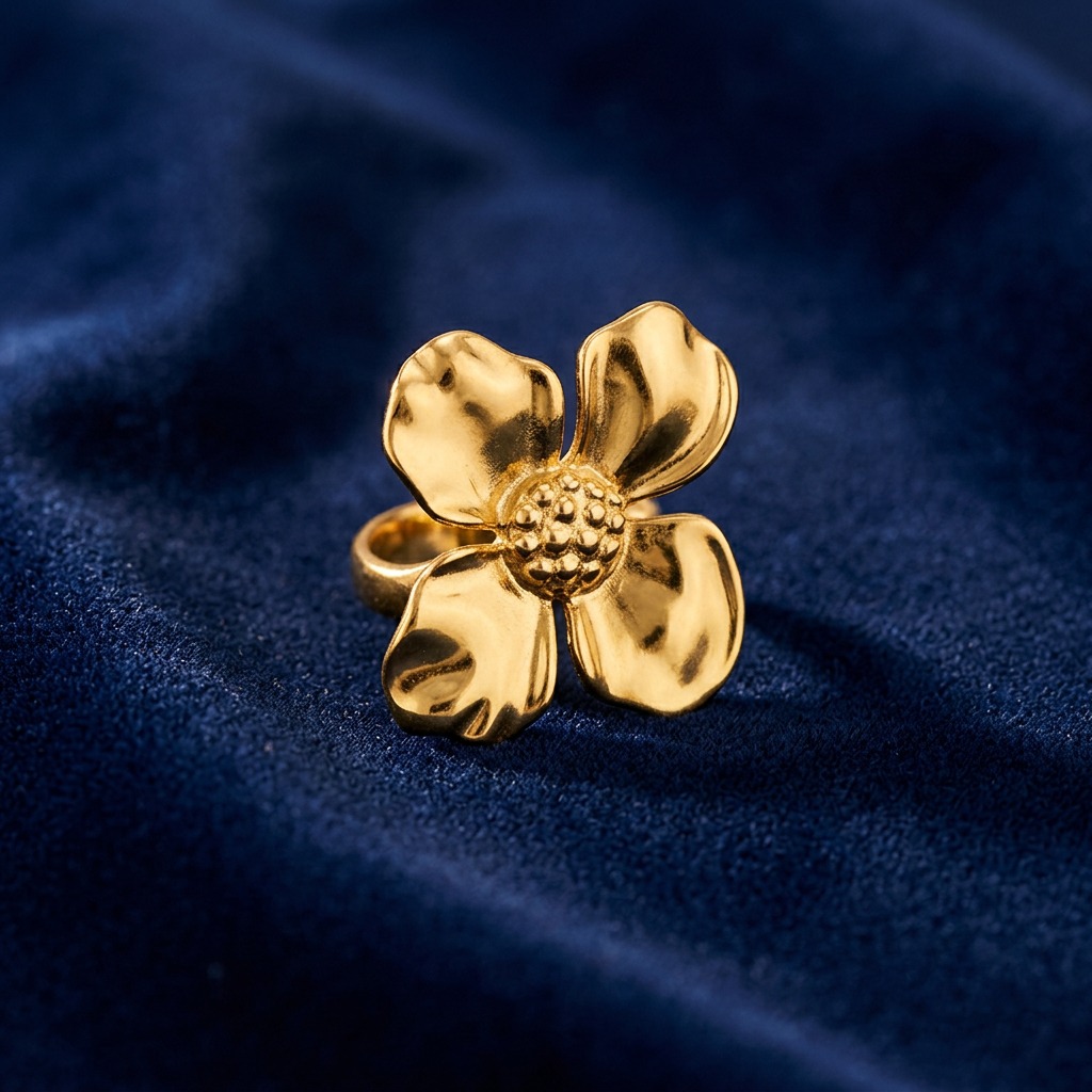 Golden Bloom Ring