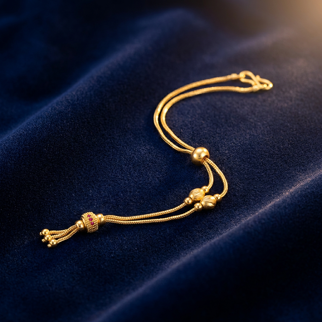 Gold Slider Bracelet