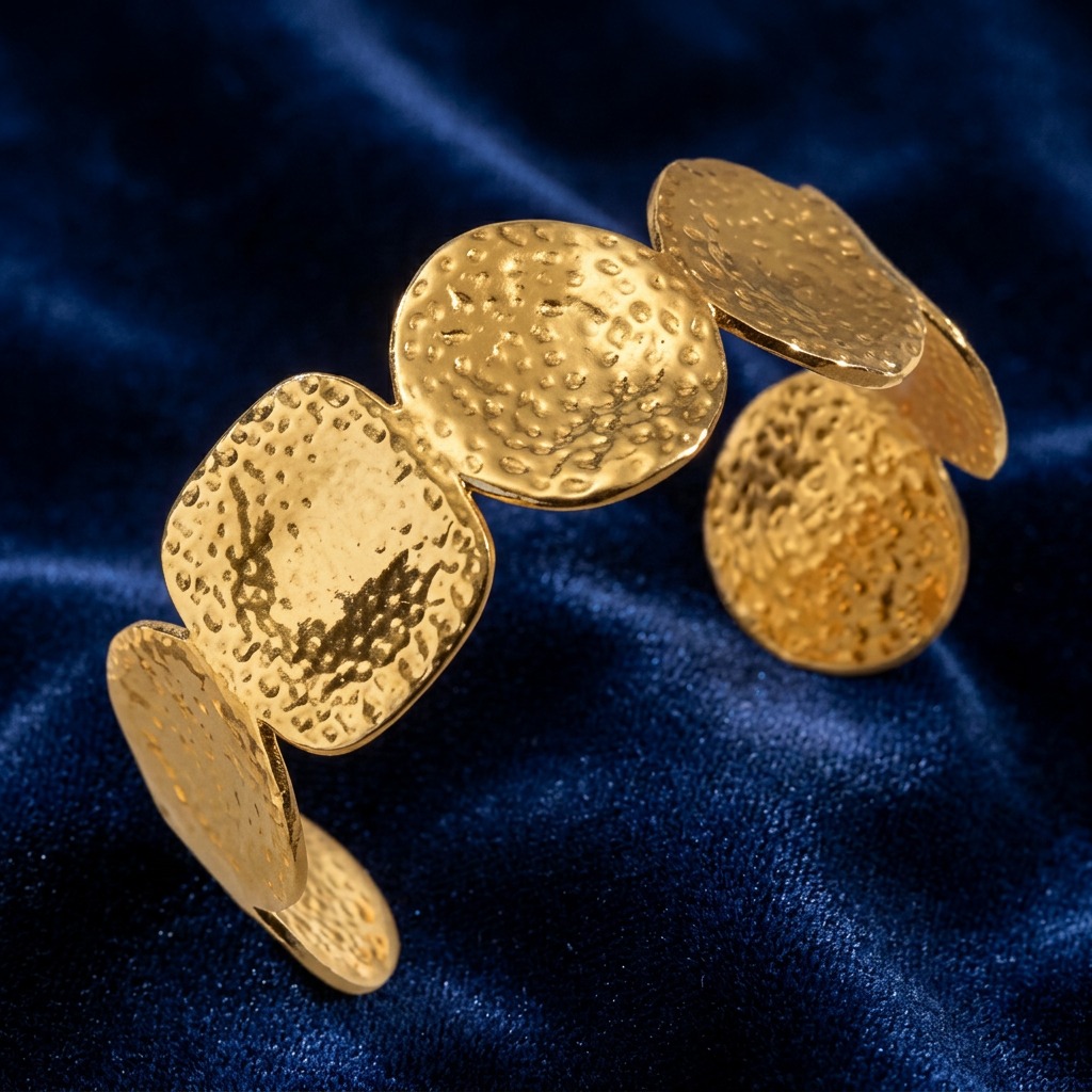 Molten Coin Cuff