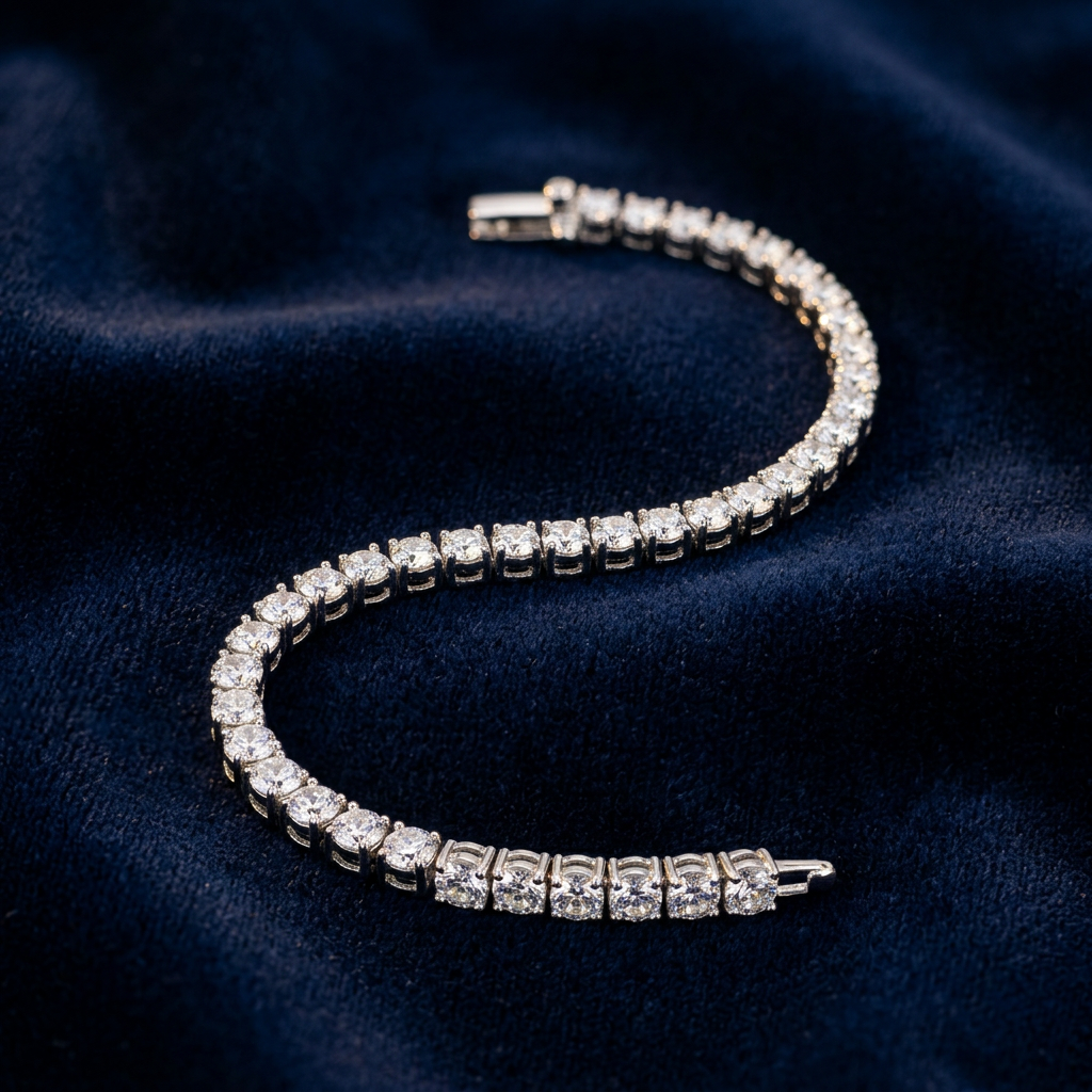 Silver Tennis Bracelet