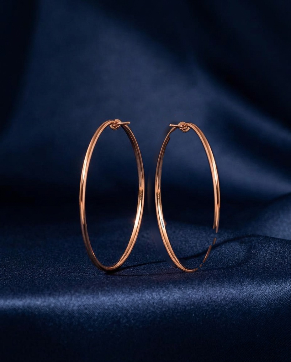 Statement Gold Hoops